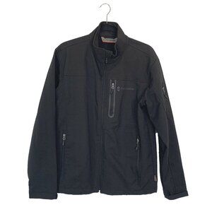 Free Country Men's Flex Journeyman Jacket Water Resistant Size S Black $110